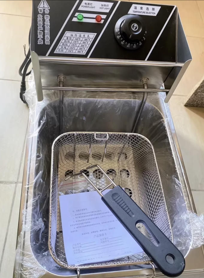 百味客電炸鍋爐大容量加厚多功能油炸鍋商用擺攤單雙缸炸油條薯條